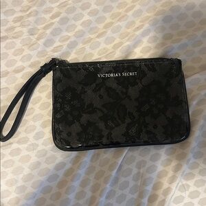 Victoria's Secret Elegant Black Lace Wristlet